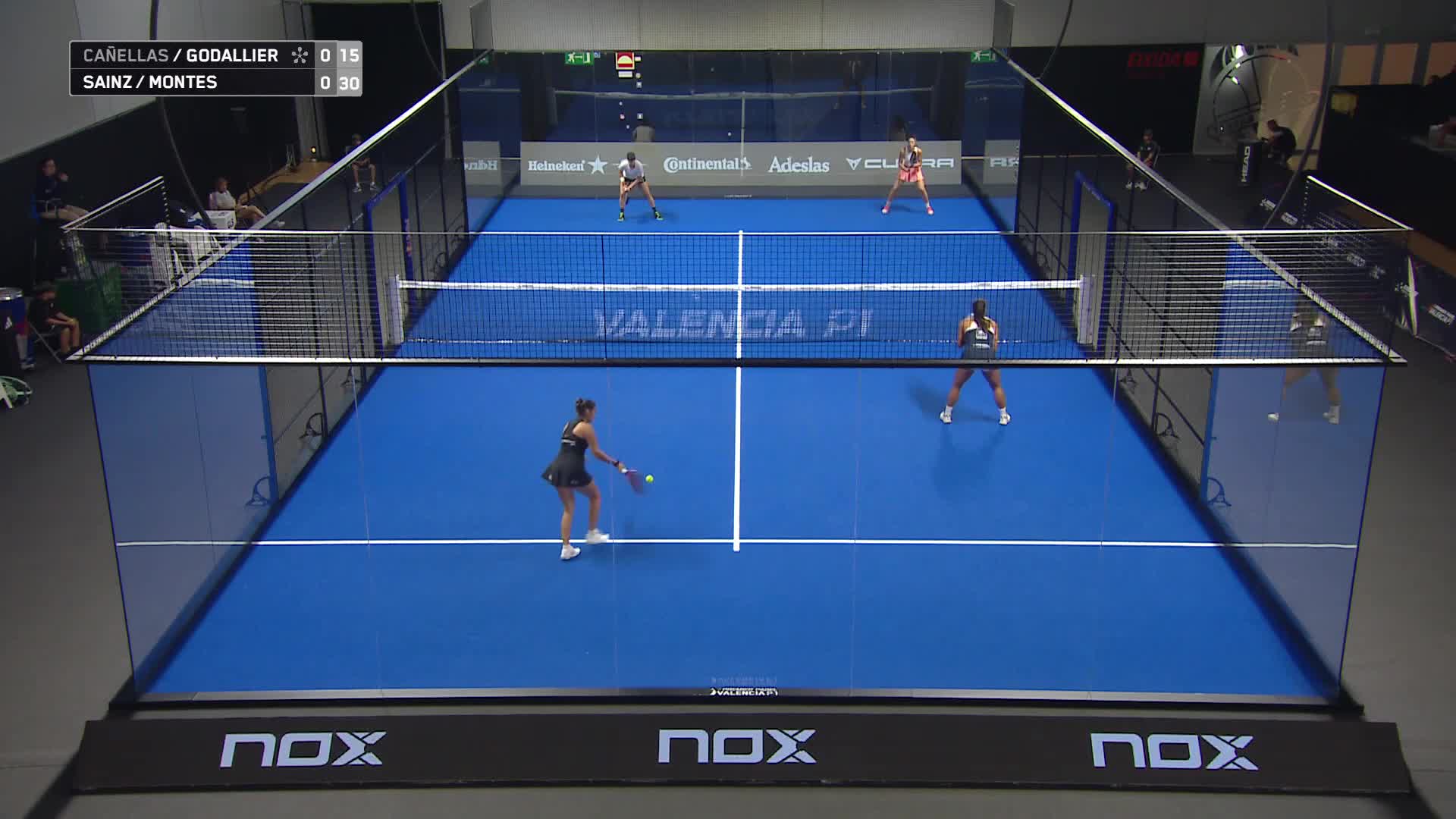 Lea Godallier - Ariadna Cañellas Rodero vs Lucia Sainz Pelegri - Jana Montes Cabruja
