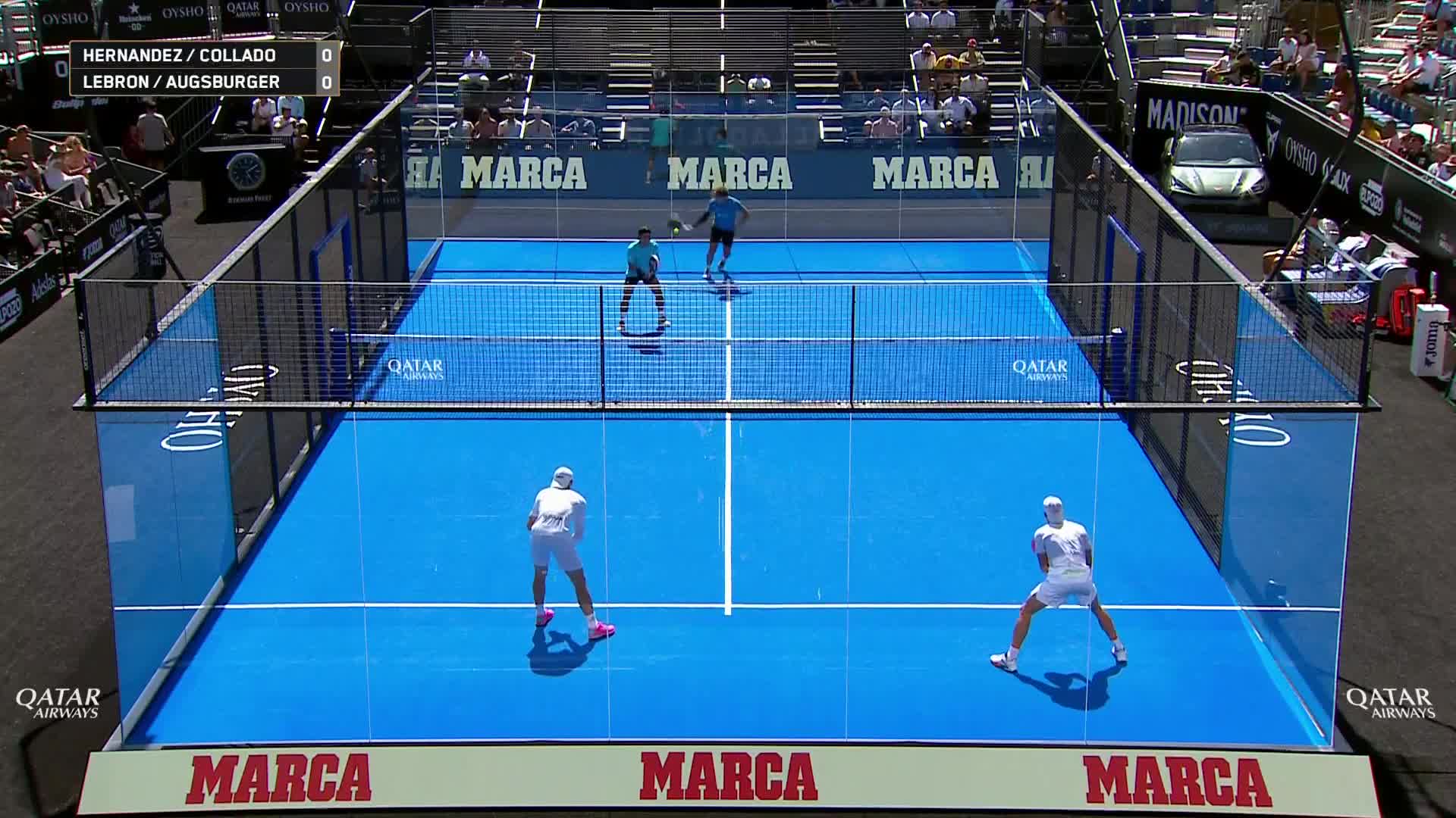 Pol Hernandez Alvarez - Guillermo Collado Losada vs Juan Lebron - Leandro Roman Augsburger
