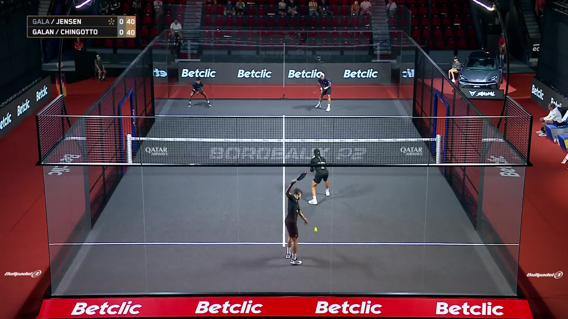 David Gala - Enzo Jensen Sirvent vs Alejandro Galan - Federico Chingotto