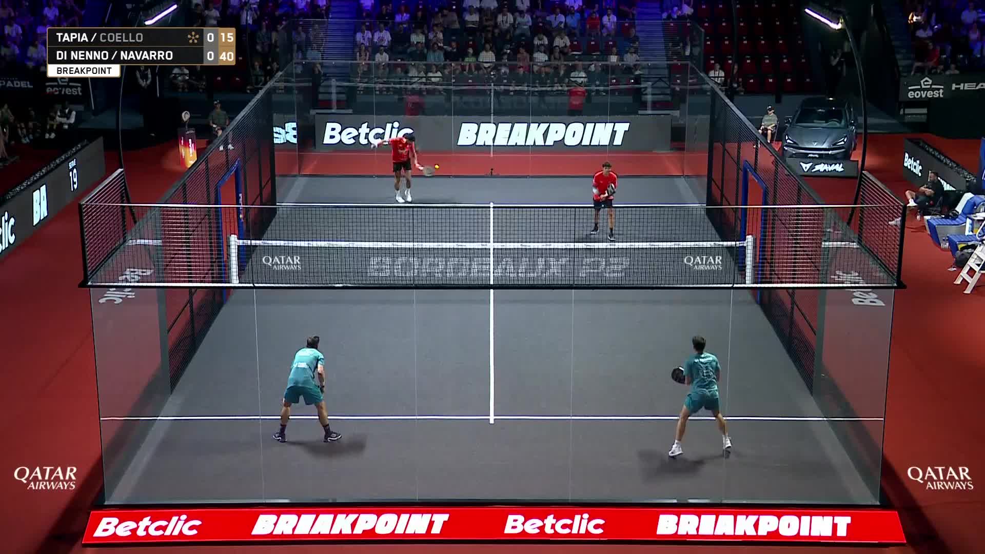 Agustin Tapia - Arturo Coello vs Martin Di Nenno - Francisco Navarro