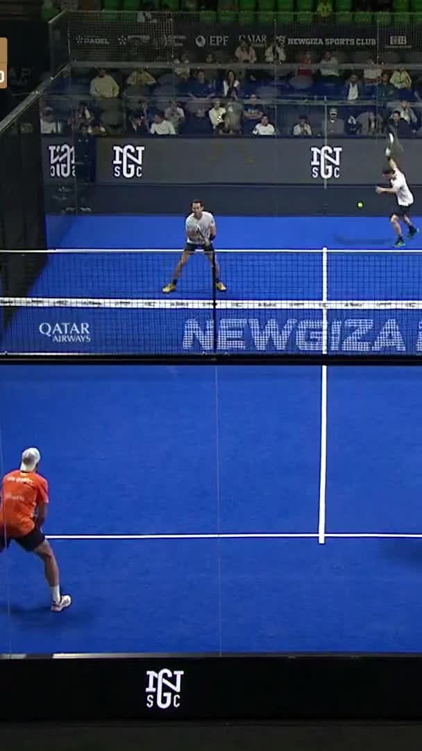 Rubio and Ruiz win their first set after an error by Galan