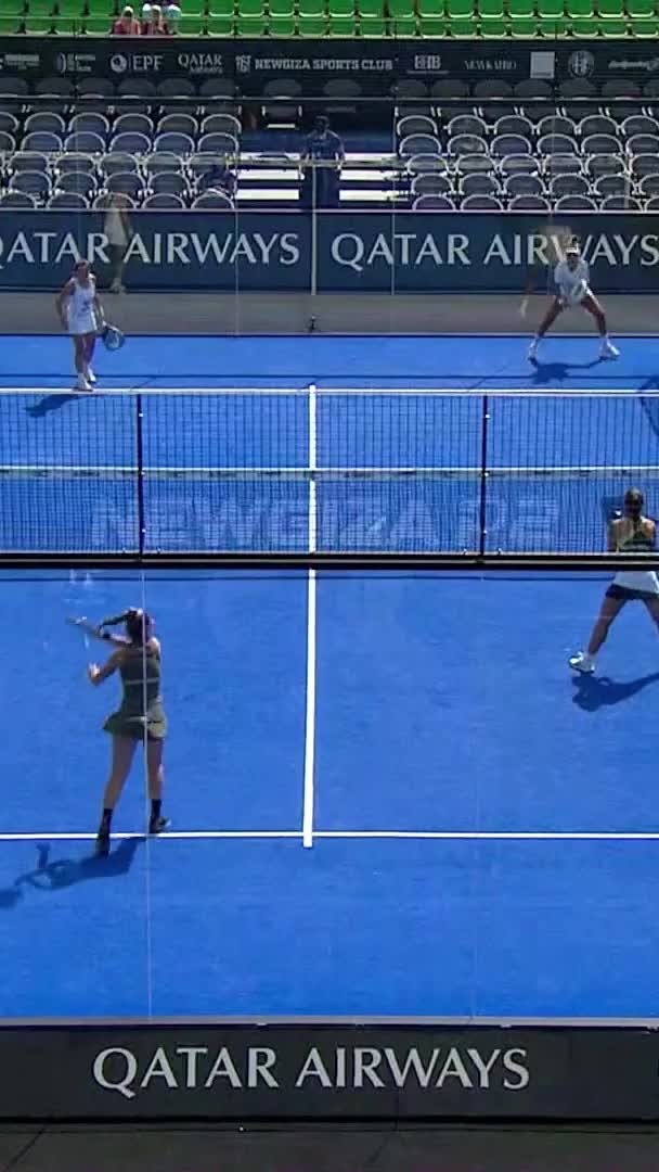 Gonzales and Josemaria take their second break point of the first set after an error from Caldera