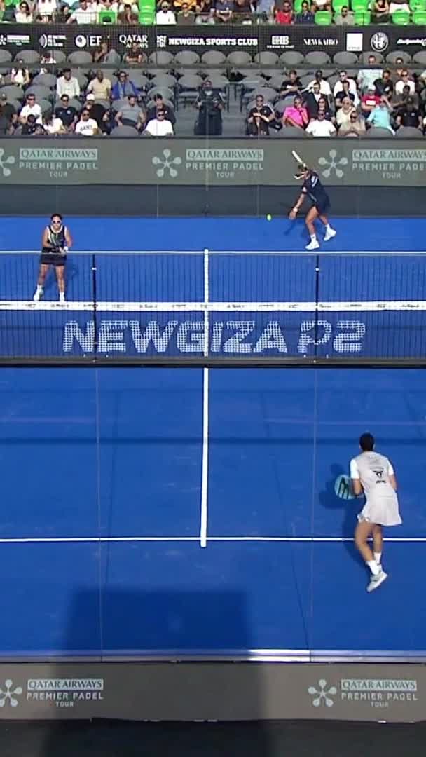 Triay stays aggressive at the net and finishes with a x4