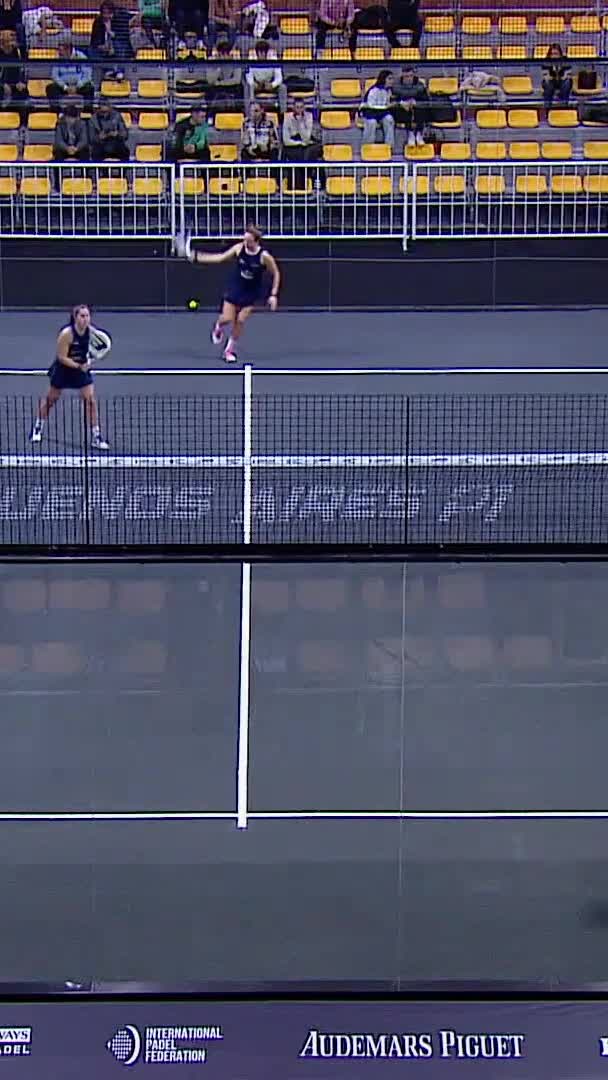 Ortega and Calvo win the match two sets to love