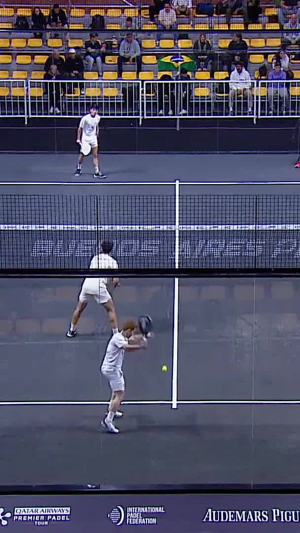 Garrido Smashes and Wants to Win the Set