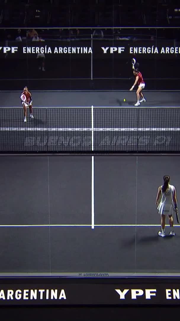 Icardo and Jensen take the long rally off an error by Araujo