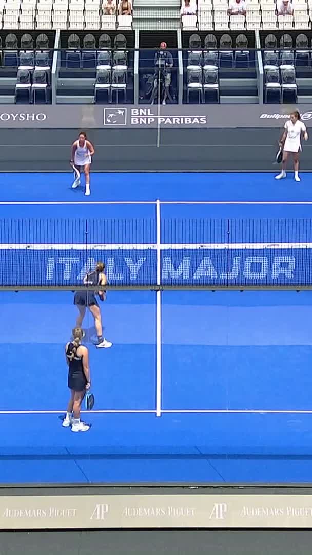 Good volley by Borrero