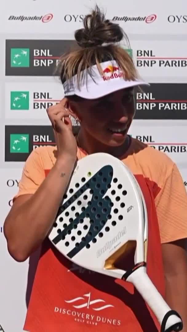 Gonzalez: 'Fue un partido de aguntar, luchar y soiportar el calor que este rato se ha puesto muy duro. Muy contentas de estar mañana en una nueva semifinal'