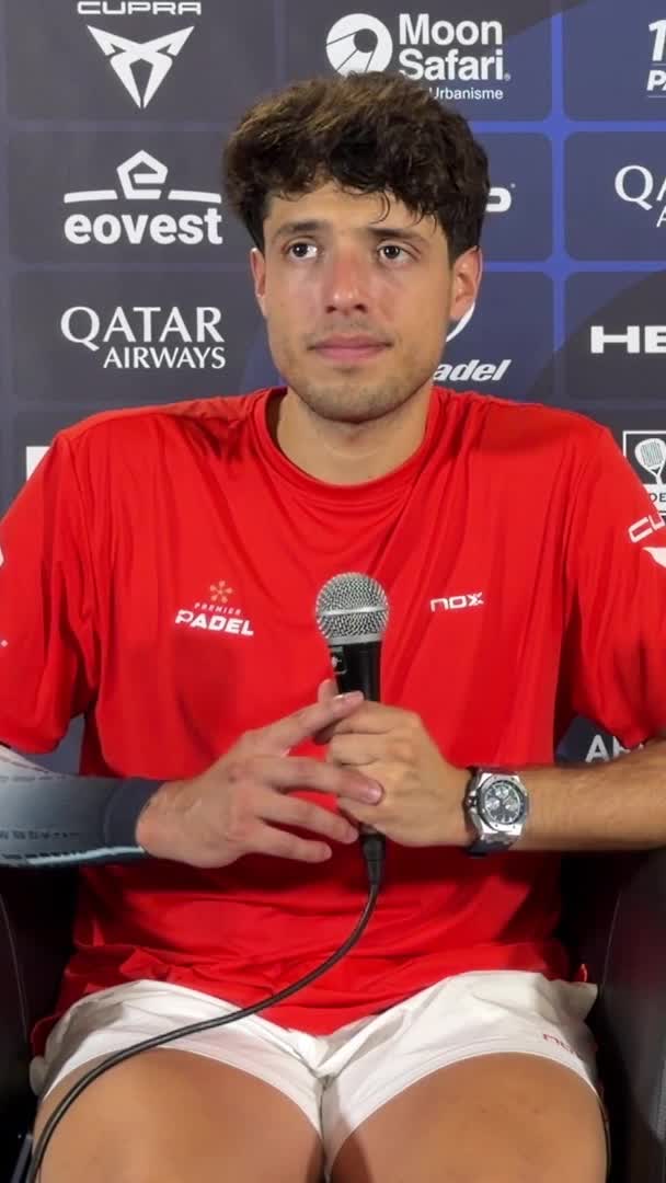 Tapia: 'Being a 'maquinita' is playing padel well and being able to hit the ball wherever we want'