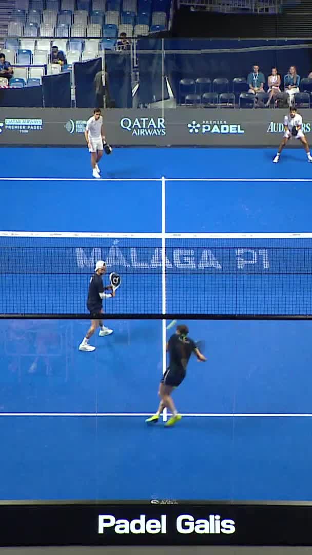 Excellent backhand volley by Diestro to get the deuce