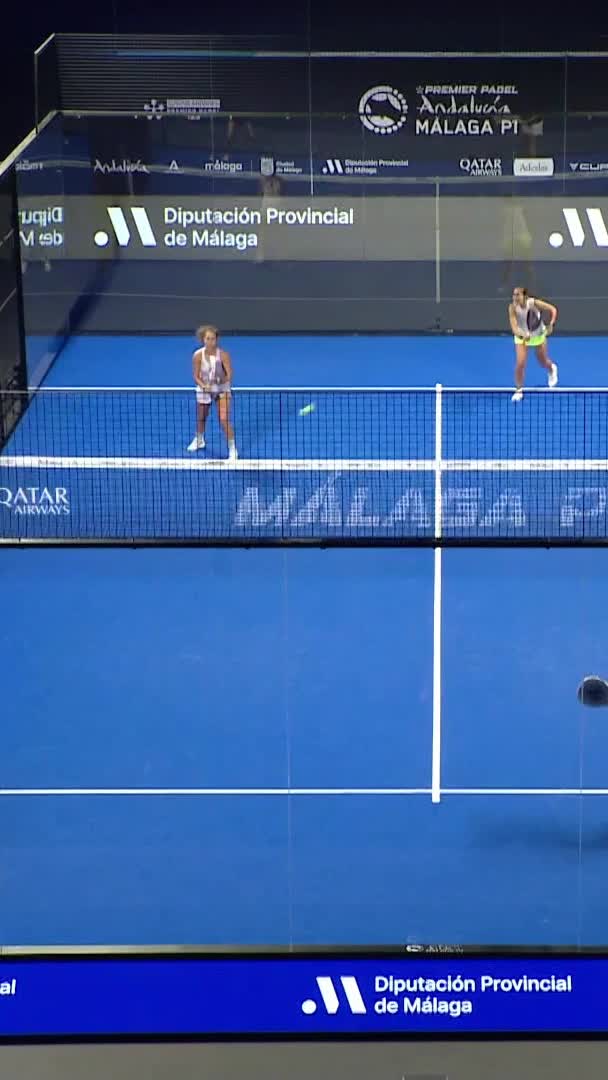 Talavan catches them off guard with a clever drop shot