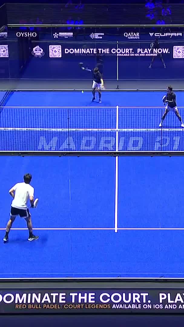 Libaak takes the game with a brilliantly disguised volley