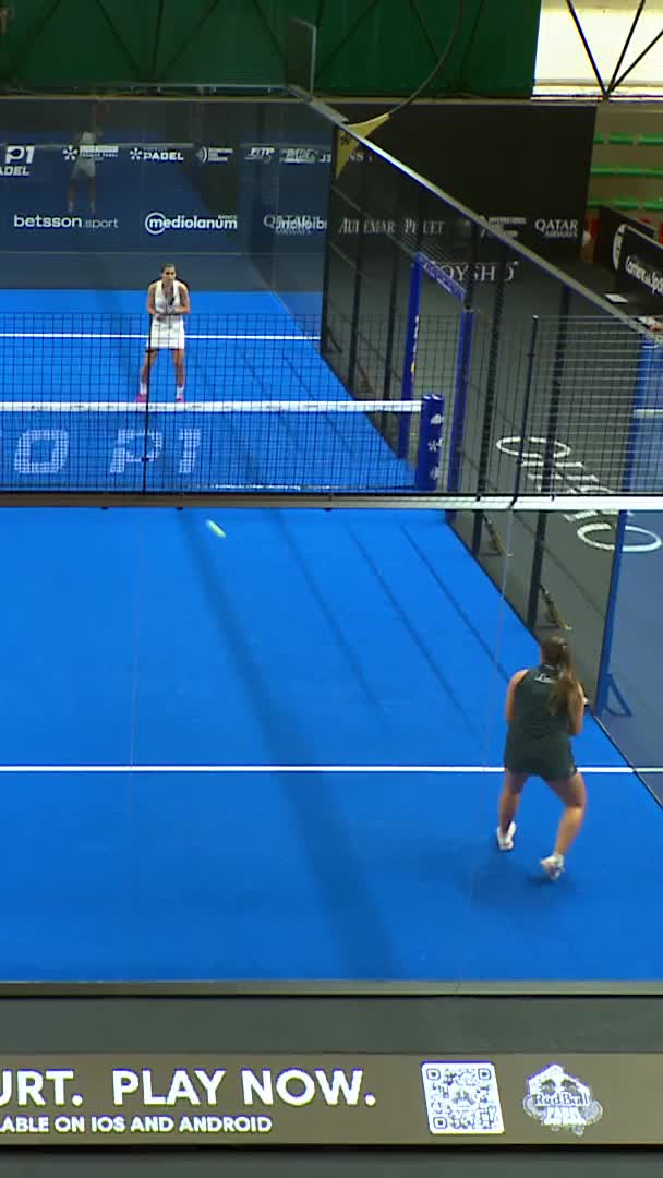 Good volley from Jessica Castello Lopez