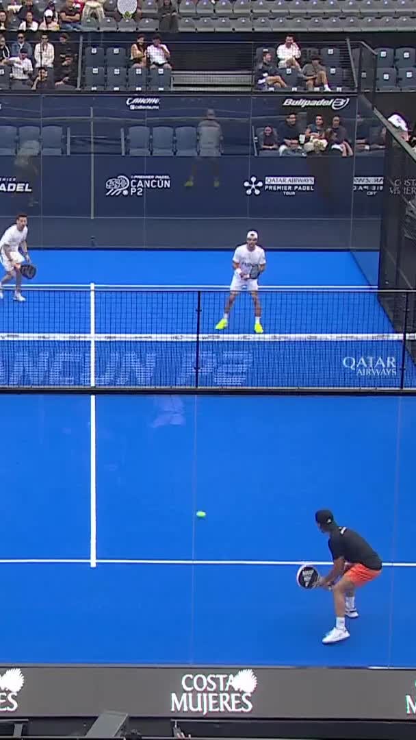 Good volley by Gonzalez