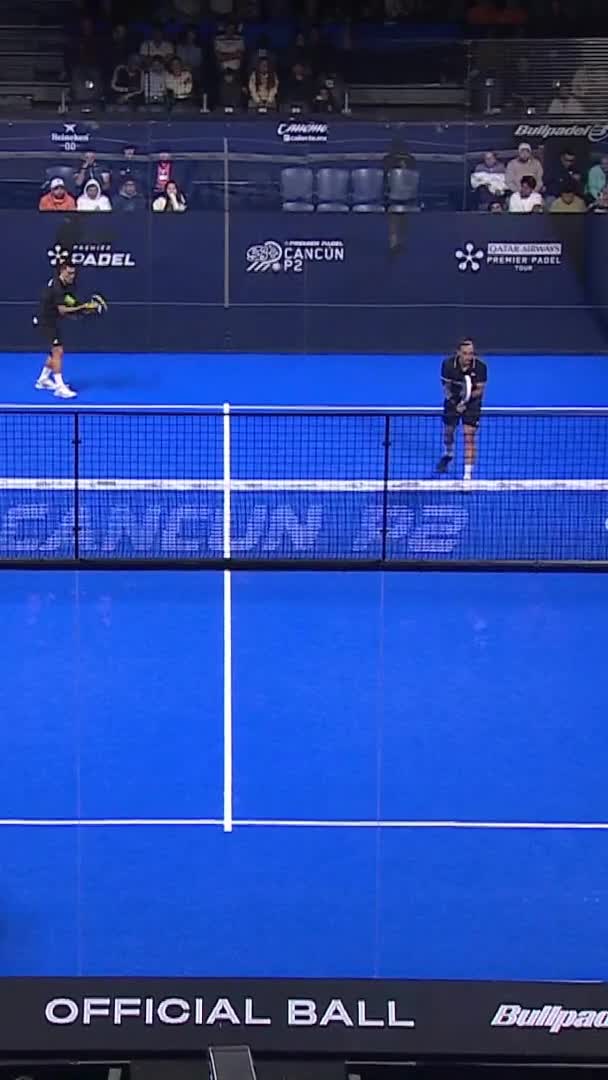 Great backhanded x4 by Tapia